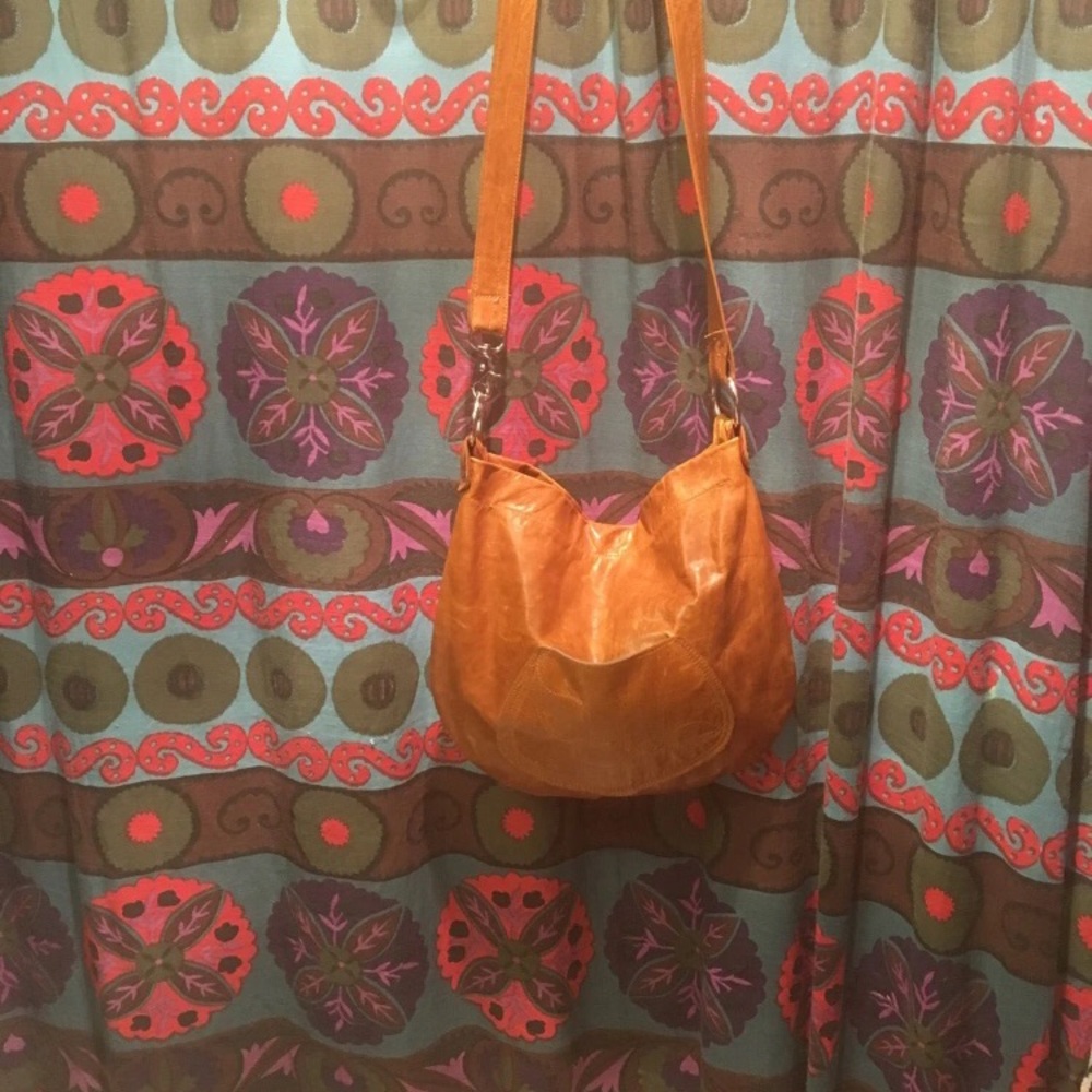 Rebyc one of a kind leather crossover bag